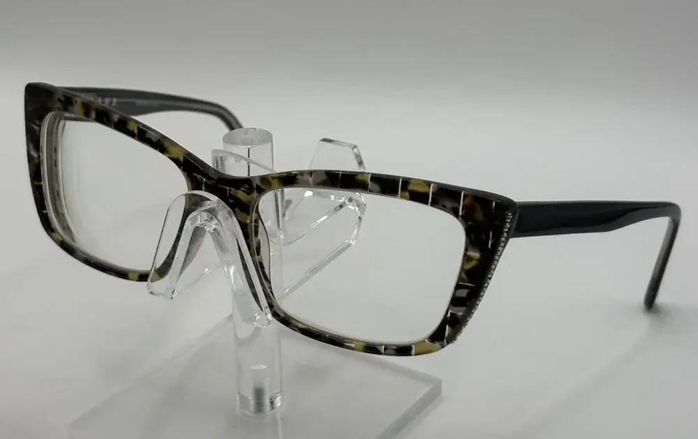 L.A.M.B. LA4065 GRY Eyeglass Frames Gray Tortoise 55-17-140 Women's